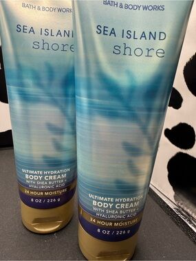 Bath & Body Works Sea Island Shore Body Cream —2 Pack